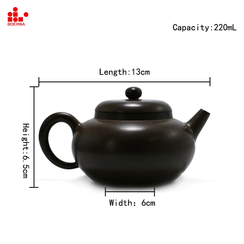 Nixing Pottery teapot China Qinzhou tea drinking GongFu tea hand-made 220ml teteras para teekanne tea kettle Exquisite packaging