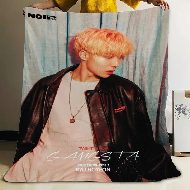 

Musife Custom B.A.P KPOP Flannel Blanket Design Your own Blanket Flannel Blankets for Sofa DIY Dropshipping