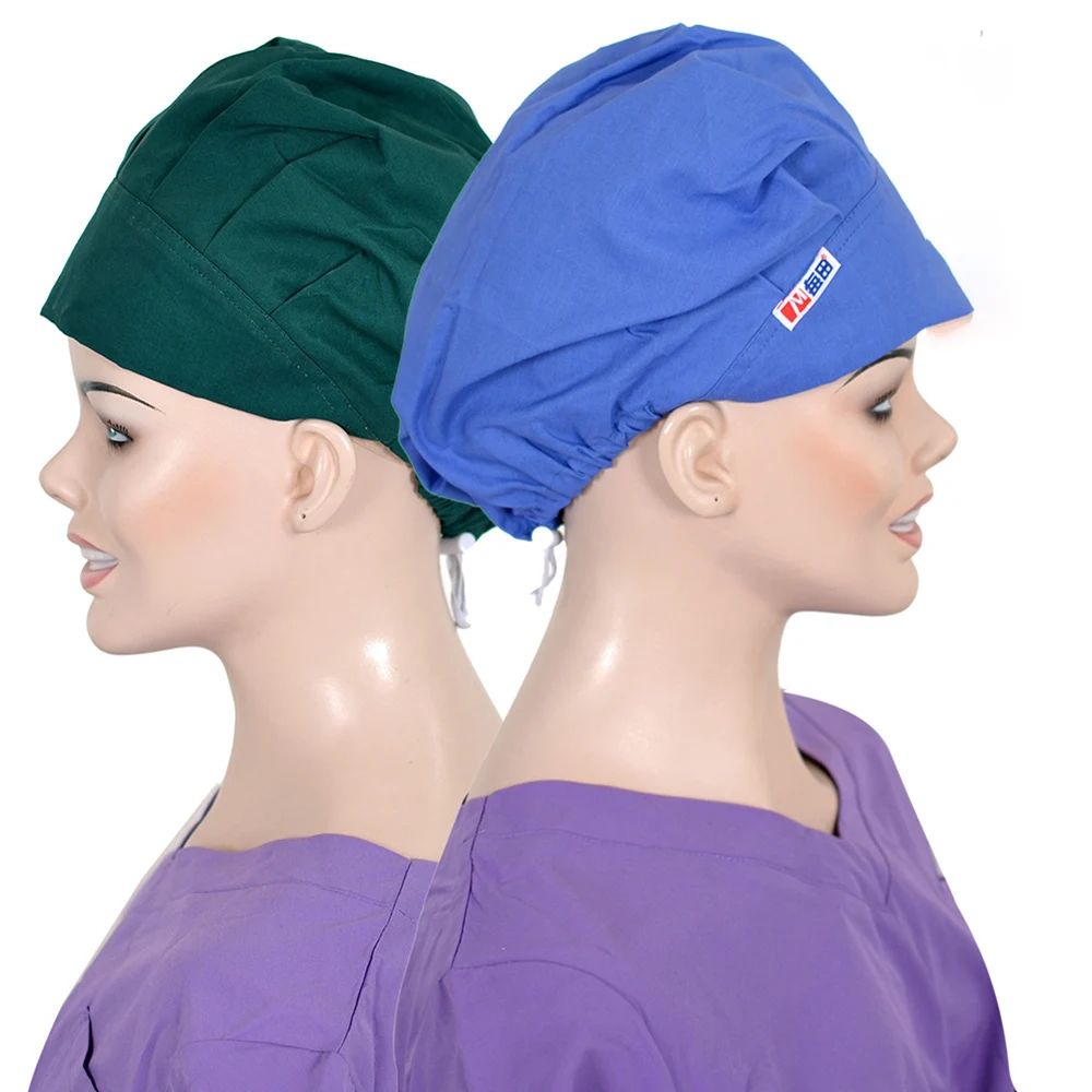 Bouffant Cap 16 Цветочный узор готовка буффан Рабочая кепка медицинская Спецодежда для медсестер шапка s хлопок с Sweatband больница доктор Рабочая шляпа - Цвет: Bouffant Cap 16