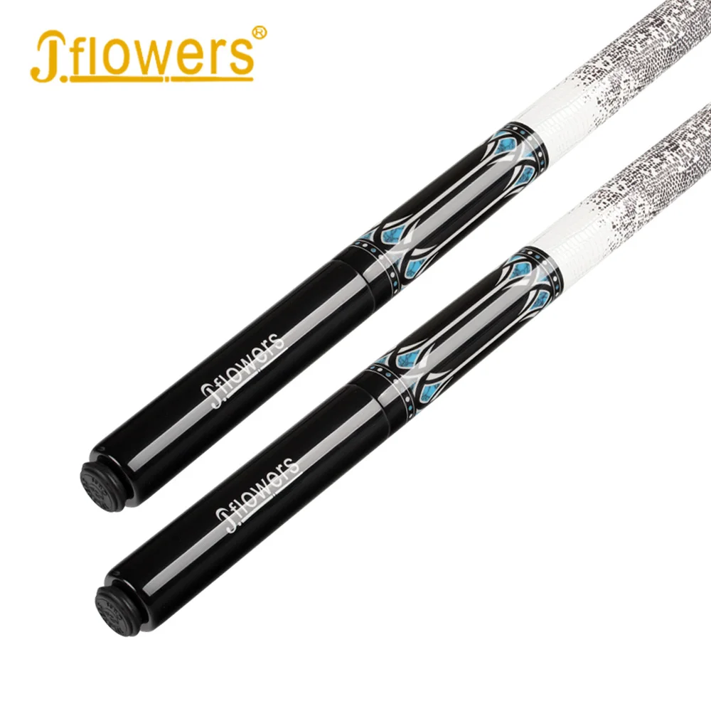 J.FLOWERキュー 黒檀 プリント エクステンション付き