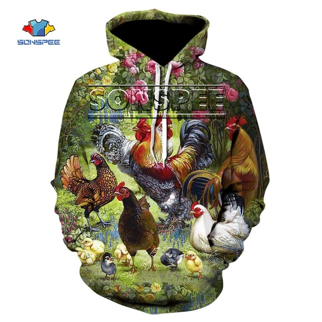 SONSPEE, 3D принт, мужские толстовки, кофты, корова, курица, лошадь, Мужская одежда, панк стиль, хип-хоп, мужская, женская спортивная куртка, пуловер, пальто - Цвет: 10