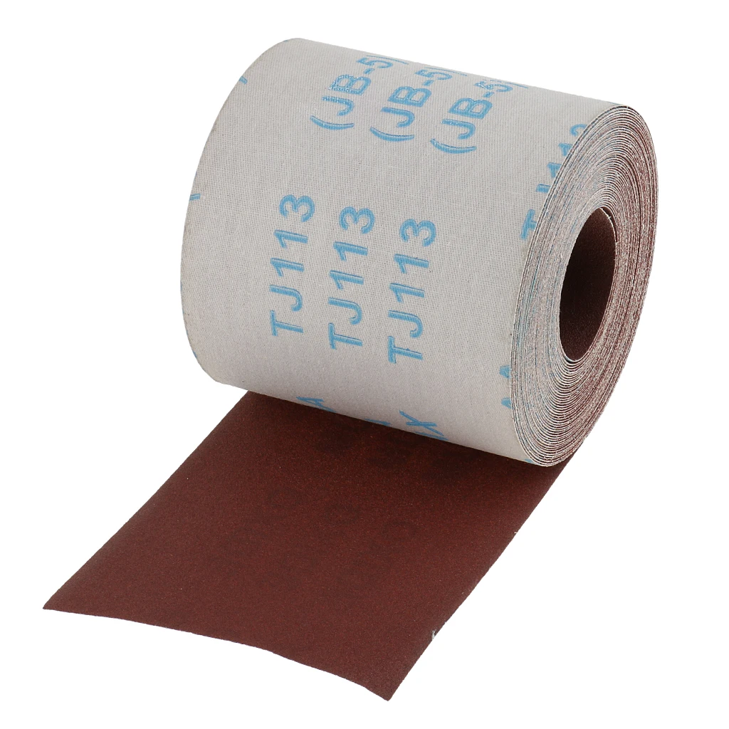 10m Long 100mm Wide Emery Cloth Roll 180 Grit Sandpaper for Cleaning Copper Pipe and Fittings