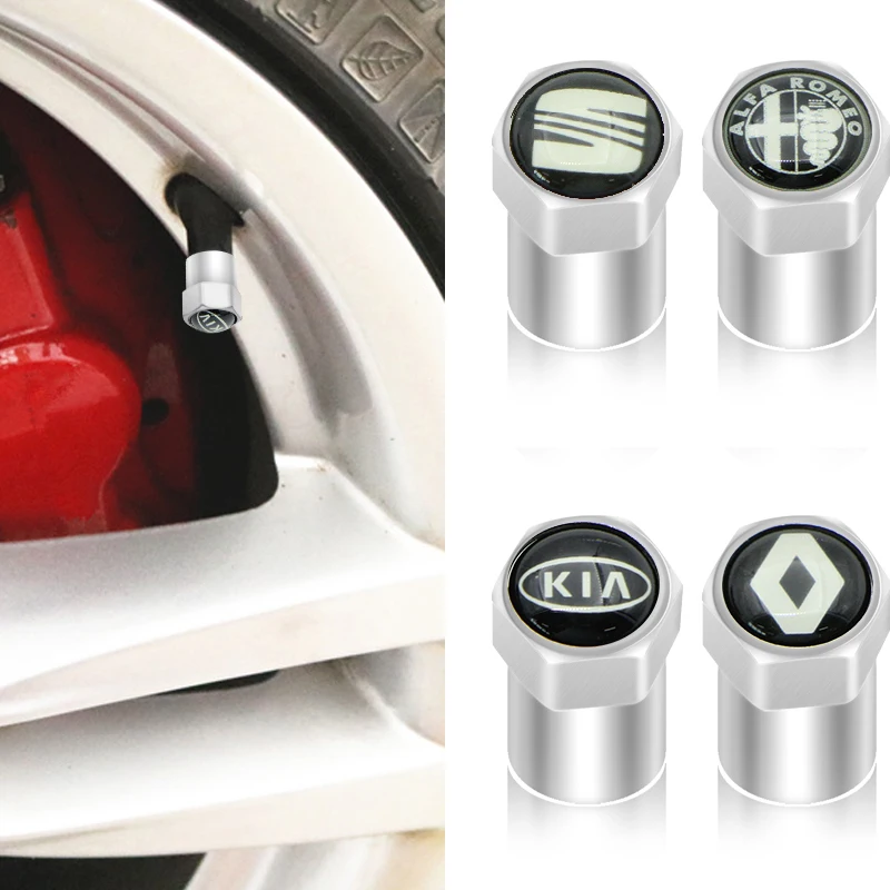

4x Car Badge Emblem Wheel Tire Valve Cap Cover for BMW M E90 E60 F10 F30 E46 G20 X1 X3 X4 X5 X6 E70 3 5 7 Series Car Accessories