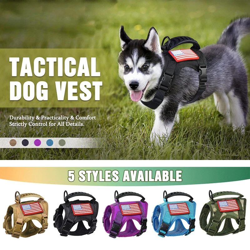 Military Tactical Harness for Small Dog