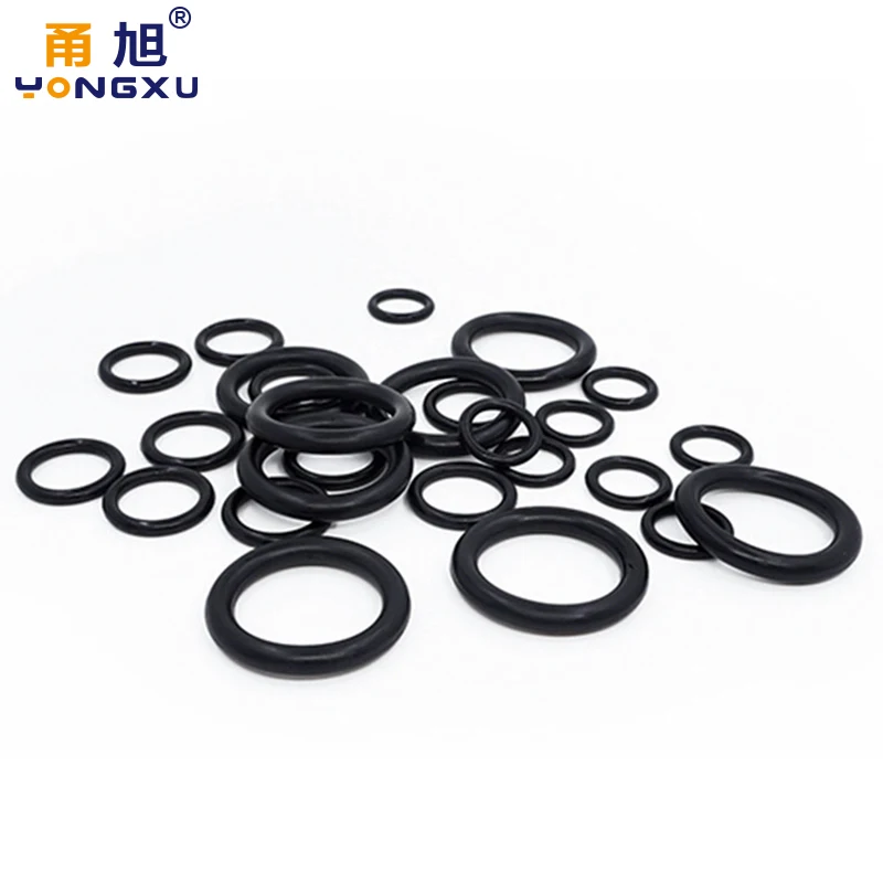 Rubber O Rings NBR O Ring Seal Gasket Thickness CS3.5mm OD12-200mm Wear Resistant Automobile Petrol Nitrile Rubber Waterproof Black