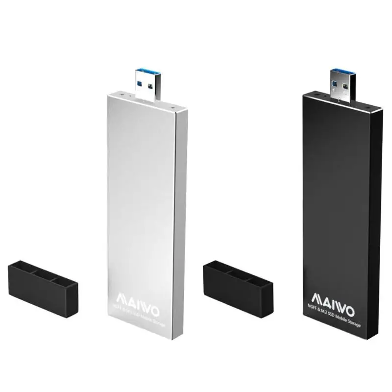 USB3.0 to SATA M.2 NGFF SSD коробка твердотельный накопитель Корпус чехол 5 Гбит/с высокоскоростной 2 ТБ внешний жесткий диск корпус