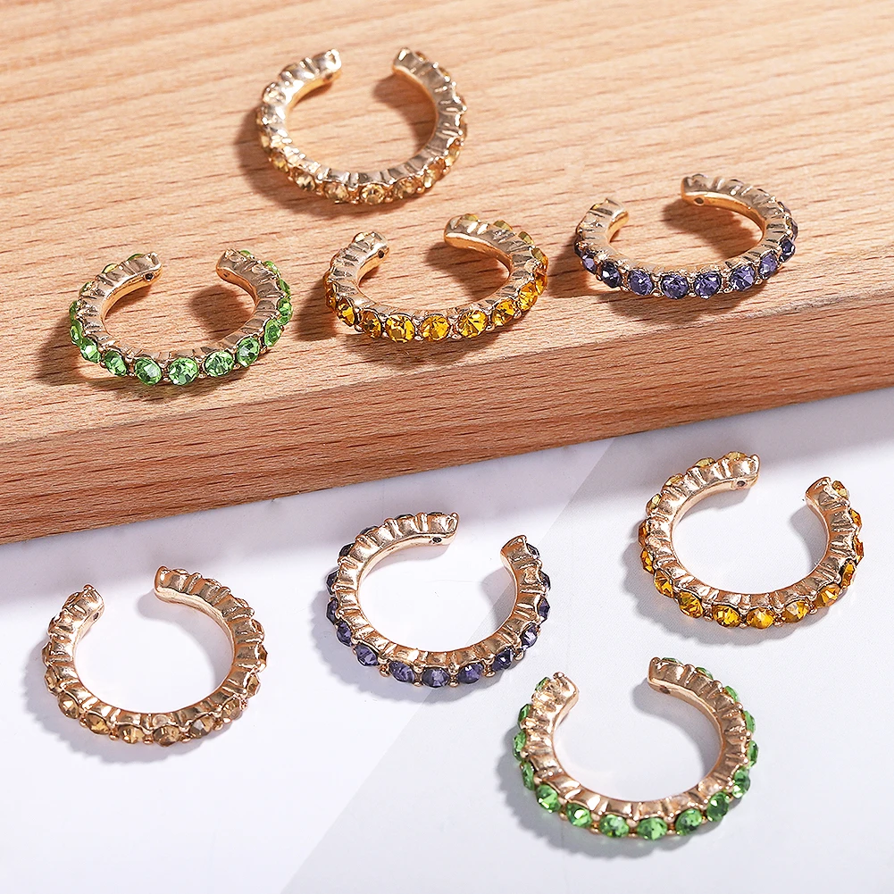 Новая мода Boho цветные Яркие Стеклянные блестящие серьги-кольца трендовые имитация жемчуга цветные золотые серьги для женщин ювелирные изделия