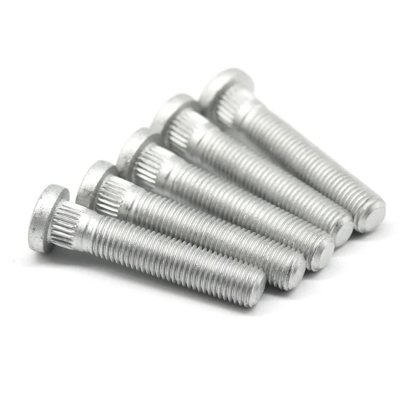 10/20pcs Spline diamet 12mm-M12x1.5/M12x1.25 Car Wheels Lug Bolts Wheel Lug Lengthen screw auto fasteners car screws For Honda Accord Suzuki Swift Jimny