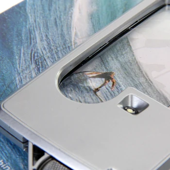 

Led Credit Card Shaped Jeweler Eye Loupe Magnifier 3x 6 Magnifying Loupe w/ LED