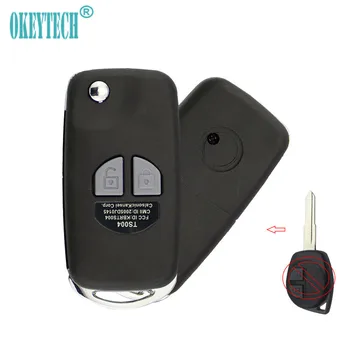 

OkeyTech Modified Flip Folding Remote Car Key Shell For Suzuki Swift Grage Vitara Alto Auto Accessories 2 Buttons Key Case Cover