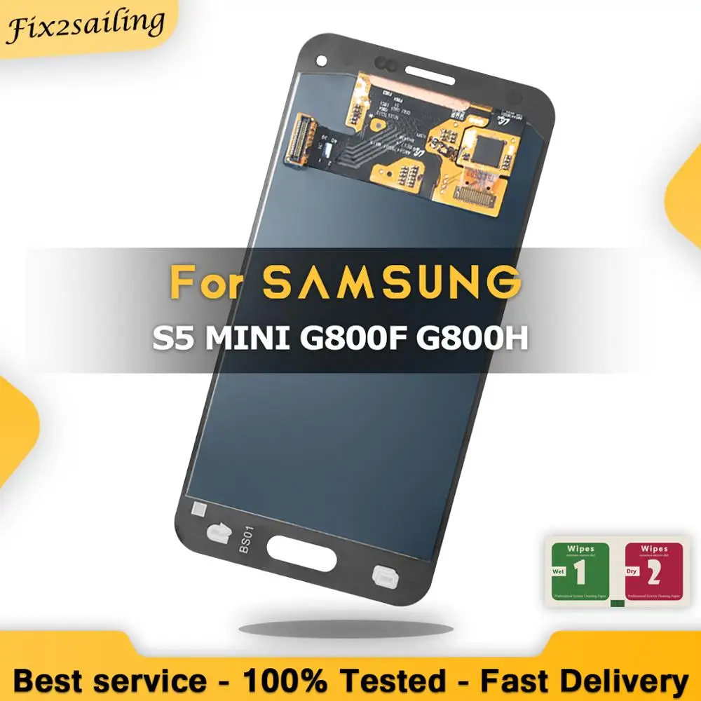 ЖК-дисплей для samsung Galaxy s5 mini, дигитайзер, s5 mini, для samsung g800, ЖК-дисплей G800F G800H, сборка Amoled, ЖК-экран