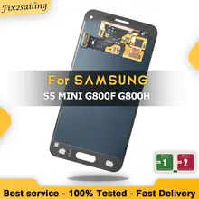 ЖК-дисплей для samsung Galaxy s5 mini, дигитайзер, s5 mini, для samsung g800, ЖК-дисплей G800F G800H, сборка Amoled, ЖК-экран