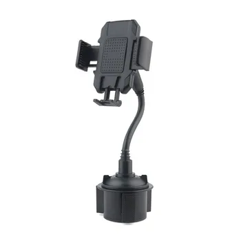 

Universal Car Mount Gooseneck Cup Holder Black Creative Fashion Simple Cellphone Stands Adjustable Phone Holder For Phone