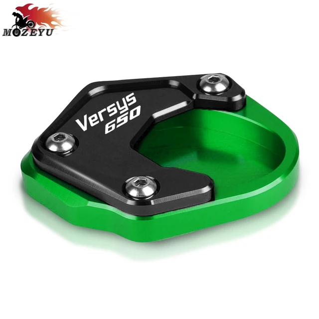 Side Stand Enlarge Kickstand Fit For KAWASAKI VERSYS650 VERSYS 650 2010-2019 2018 Motorcycle Accessories Sidestand Foot Enlarger GE-BK-versys650