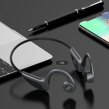 

Z8 Wireless Bone Conduction Headphones Bluetooth 5.0 Smart Headsets Sports Earphones Ear Hook Handsfree Headsets with Microphone