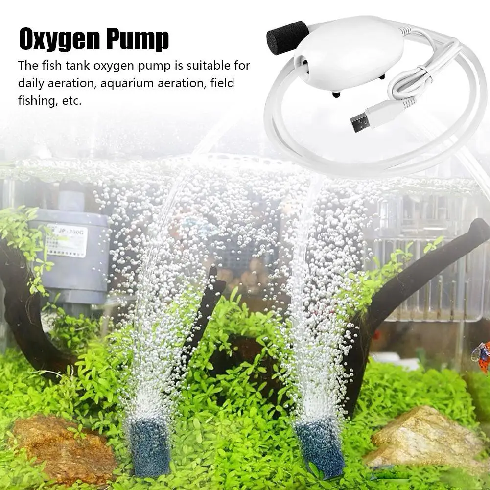 Aquarium Single Air Pump and Dual Hole Silent Fishing High Power Oxygen Fish Aerobic Machine | Дом и сад