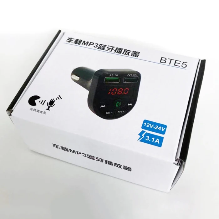 Автомобильный fm-передатчик Bluetooth MP3 аудио плеер Handsfree автомобильный комплект двойной USB ING-SHIPPING