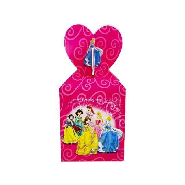 Disney Princess one years old birthday party Disposable tableware decor banner Cake stand decoration birthday party supplies candy box-6pcs