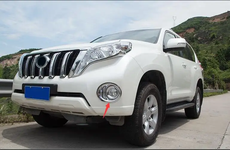 A Для Toyota prado, задний противотуманный светильник, крышка 2700, передний противотуманный светильник, крышка, рамка, отделка, модифицированные специальные аксессуары - Color: A