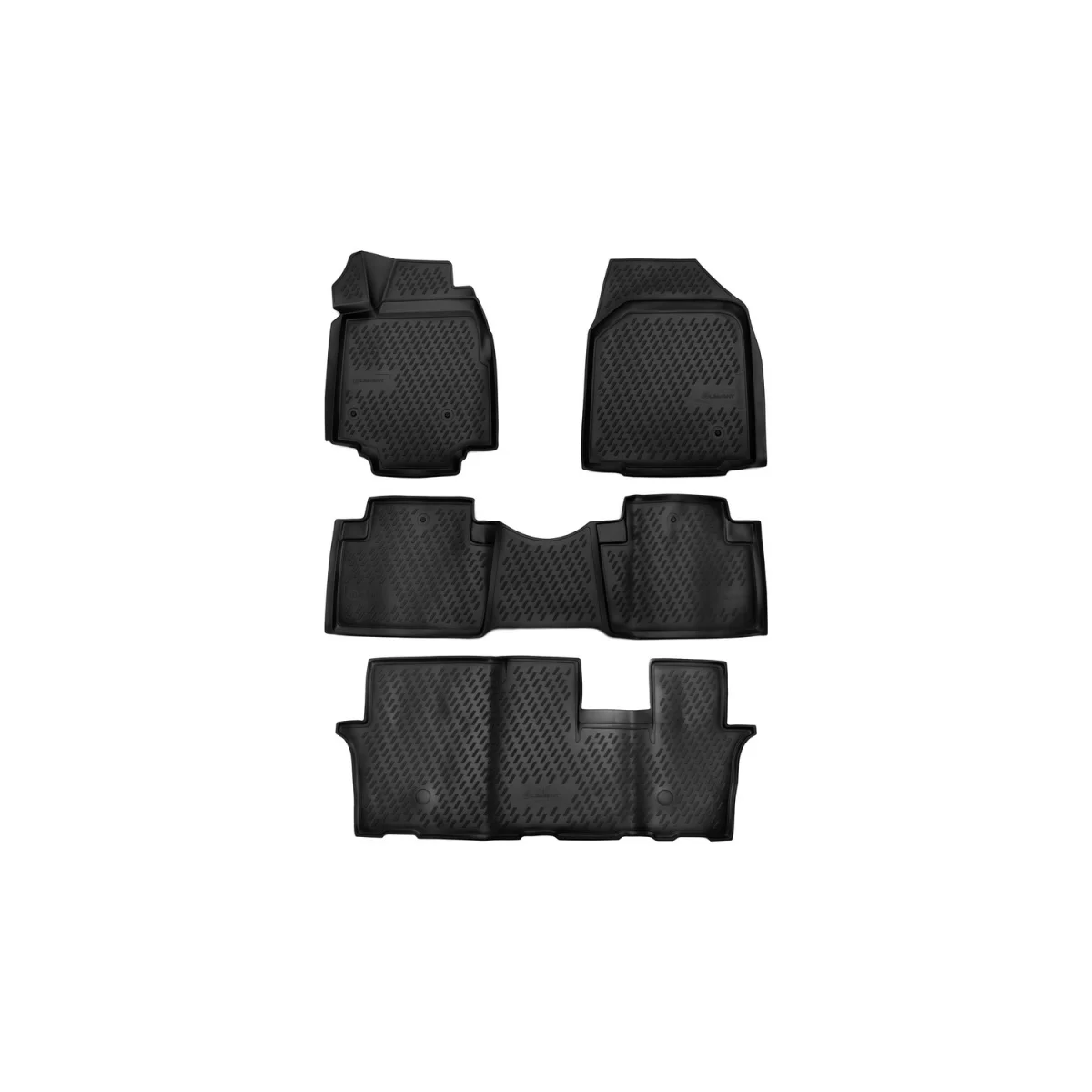 Коврики 3d в салон honda pilot, 2012-, 4 шт.(полиуретан)(хонда пилот