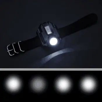 

Wrist Watch Light Flashlight USB Rechargeable SOS Function Torch for Outdoors Q0KF