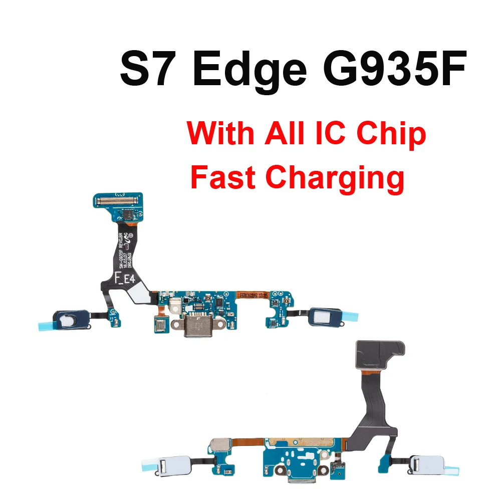Зарядный порт Flex для Samsung S5 S6 S7Edge S8 S9 PLUS G920F G925F G928F G930F G935F G950F G955F G960F USB Запасная