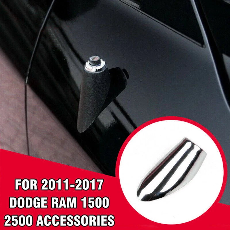 Серебряная крышка антенны для Dodge ram 1500 2500 2011- автомобильные аксессуары KWDQ-003