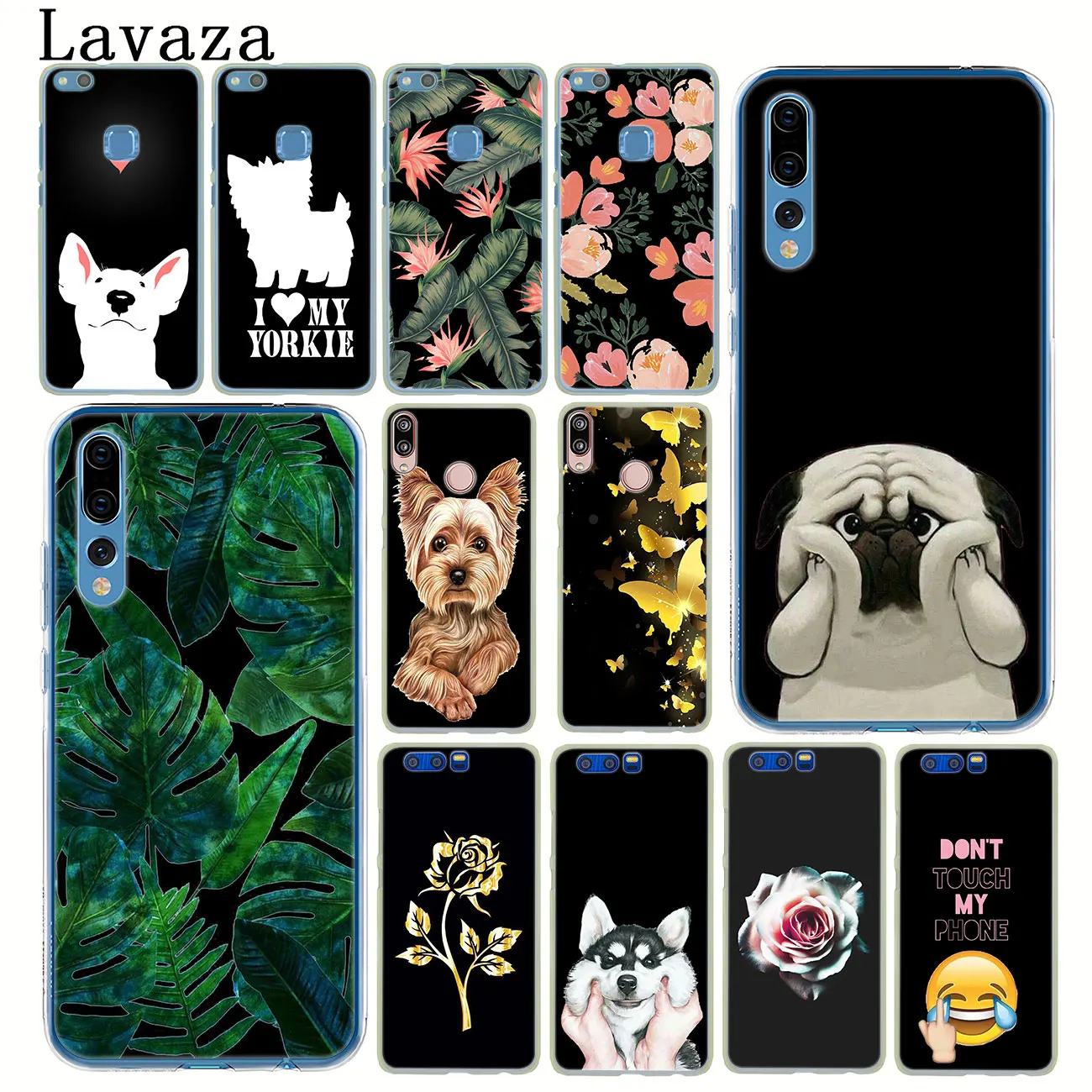 Чехол Lavaza для телефона с изображением кошки милой собаки мопса цветка Huawei P30 P20 Pro