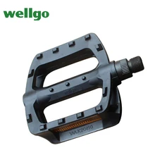 Super Light Plastic Bike Pedal Wellgo MTB BMX Pedals double DU Bearing Bicycle Pedal