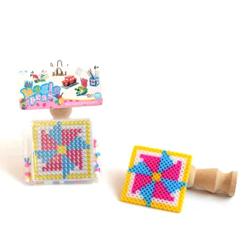

5mm Hama Beads Puzzle kit fuse Beads 3D Puzzle Education Toy Fuse Bead Jigsaw For Children abalorios