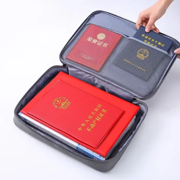 

Document File Bag Travel Certificate Electronic Storage Package Business Notebook Multi-functional Handheld Protective products