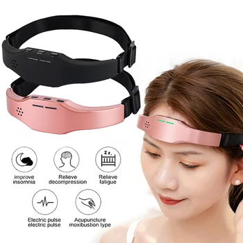 

Low frequency pulse stimulate Electric USB head massager for forehead brain relaxation to relieve stress improve sleep health