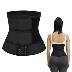 Spandex Waist Trainer Corset Sweat Belt for Women Weight Loss Compression Trimmer Workout Fitness