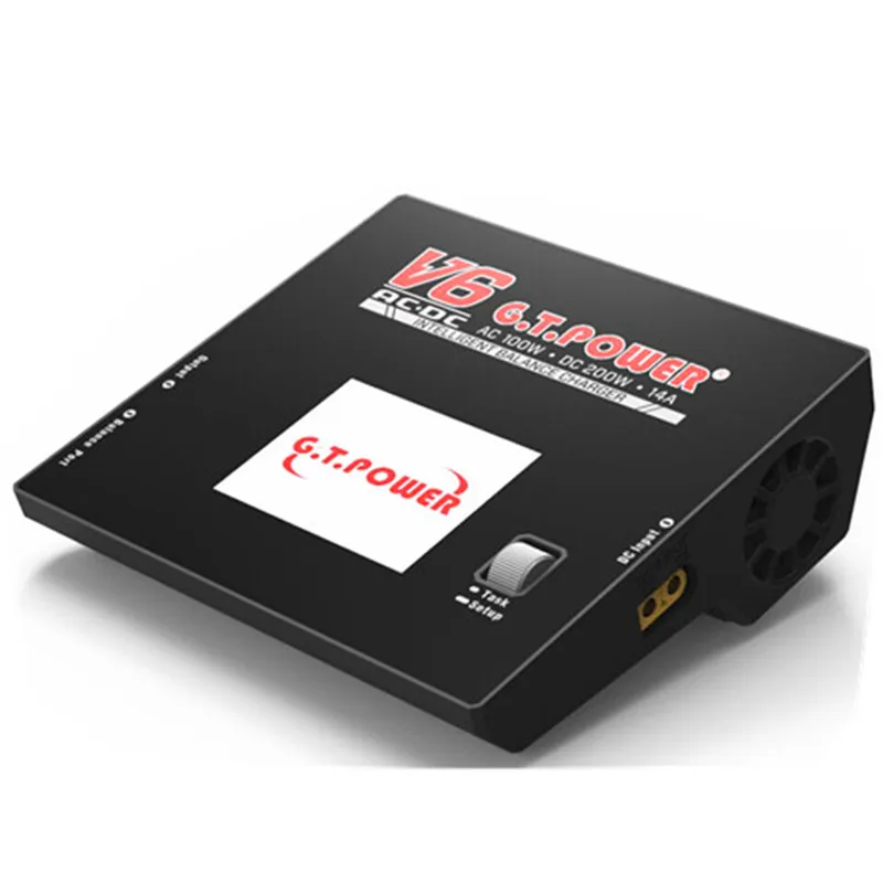 Зарядное устройство GT Power V6 AC 100 Вт DC 200 14A 240 в умное балансирующее RC для батарей