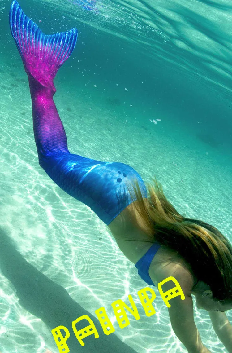 Kids Girls Swimming Mermaid tail Mermaid Costume Cosplay Children Christmas Gift Fantasy Swimsuit can add Monofin Fin