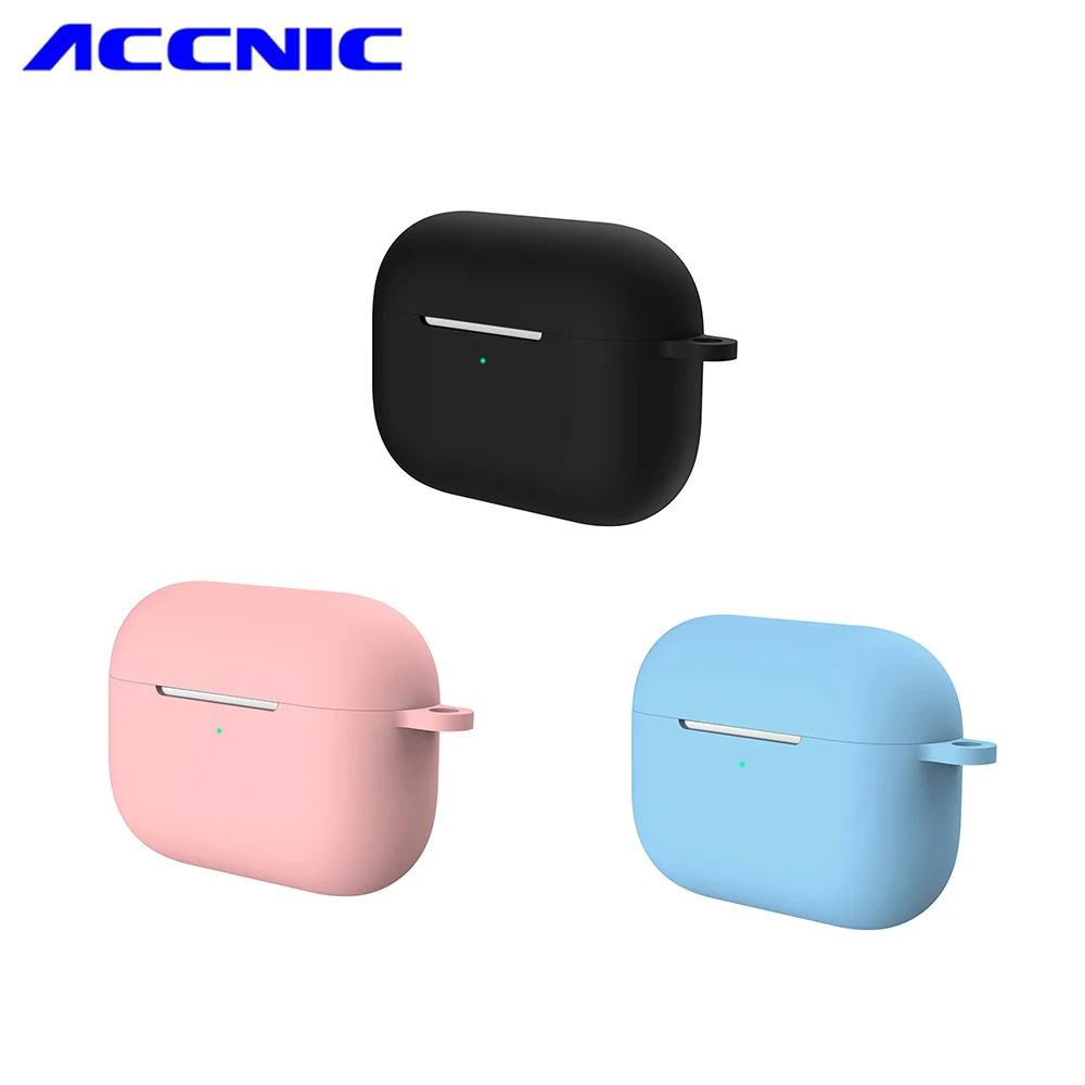 ACCNIC силиконовый чехол для Apple Airpods pro 2019 беспроводные Bluetooth наушники защитный airpods