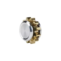 Mini Gyroscope anti Stress en métal pour adultes, équipement en argent noir, Spinner, anti Stress, jouet, cadeau pour enfants 