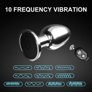 Vibrator Plug Anal Female Vibrators Male Wireless Prostate Anus Plug Portable Gay Sex Toys Waterproof Massager Couple 10 Modes 2
