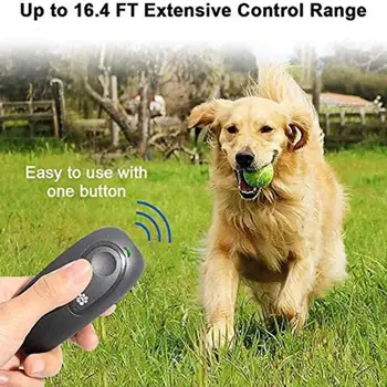 

Ultrasonic Dog Repeller Anti Barking Stop Bark Training Device 2 in 1 Goods for Pets Dog Repellent Dog Supplies Training Tools