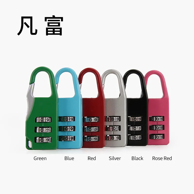 

Luggage Code Lock Combination Secure Approved three Digit password lock suitcase combination tool lock accessories code lock