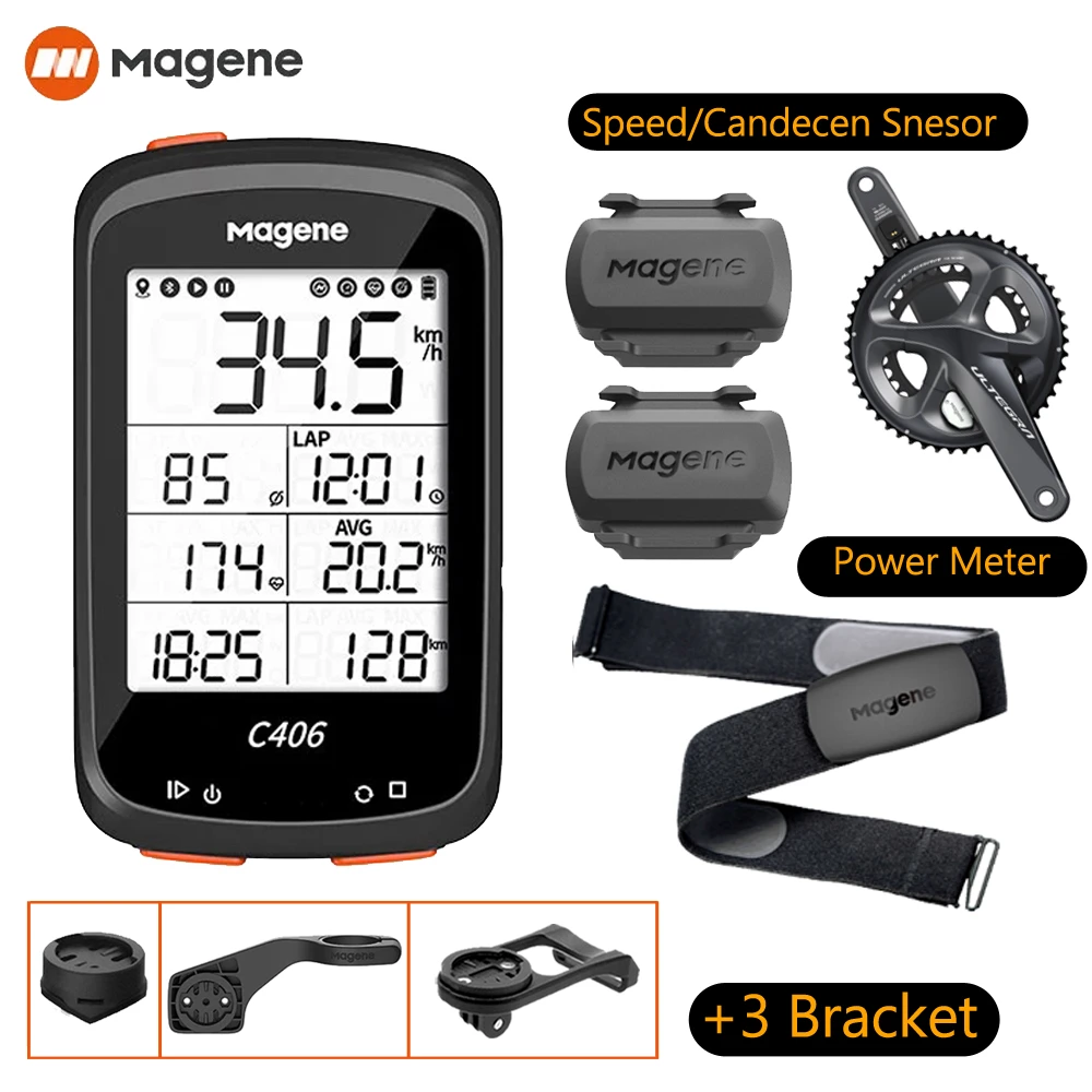 Magene C406 Bike Gps Computer Mtb Road Cycle Smart Wireless Waterproof