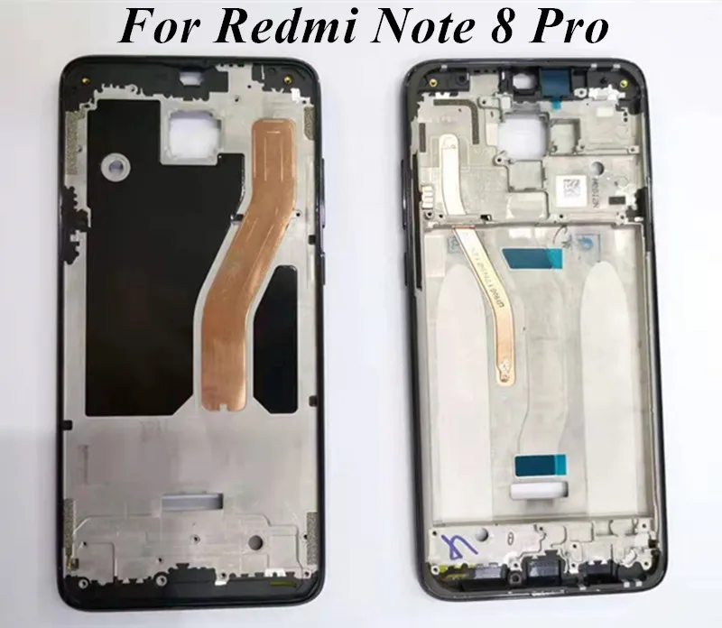 Для Xiaomi redmi note 8 pro средняя рамка ЖК опорная пластина Корпус Передняя панель Лицевая панель рамка Ремонт Часть Ment