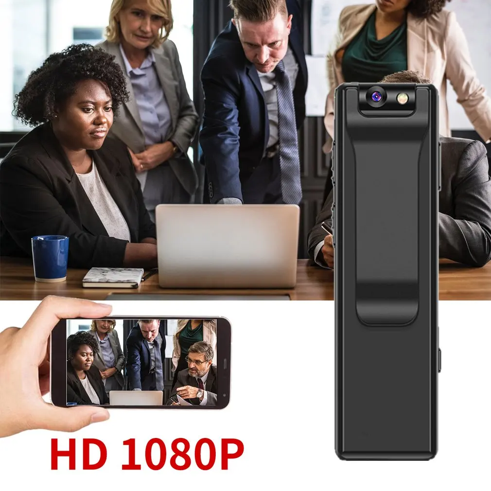 Цифровая видеокамера-карандаш для записи видео, звука Hd 1080P ручка камера Голосовое управление записанная мини видеокамера с экраном Play