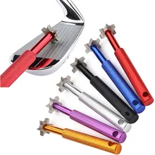 

Golf Club Cleaning Sharpener Sharpening Tool Head Strong Wedge Alloy Wedge Practical Golf Head Clean Pro Grooving Accessories
