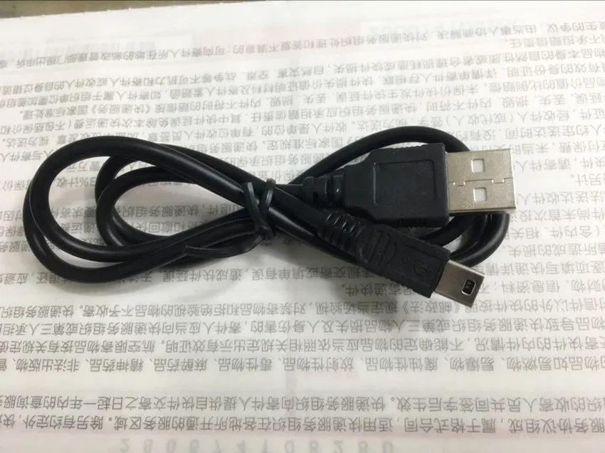 Кабель для зарядки и передачи данных Кабель-адаптер USB 2,0 A папа-мини 5 Pin B Лучшая черная длина 80/100 см кабели для передачи данных Usb кабель-удлинитель