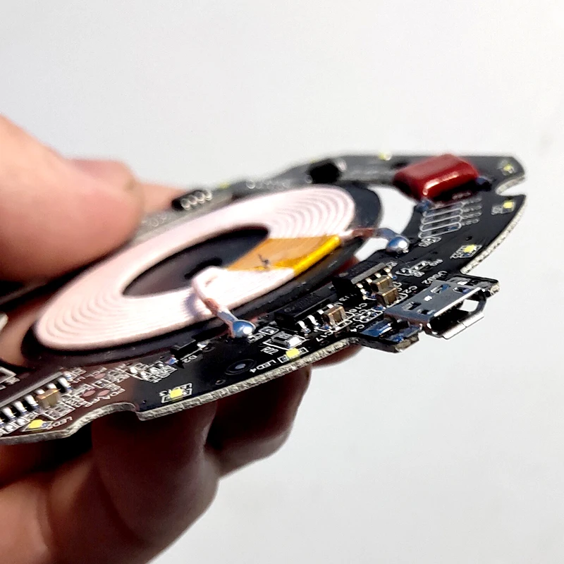 Qi беспроводной 10 Вт PCBA 7 5 DIY печатная плата катушка модуль передатчик зарядное