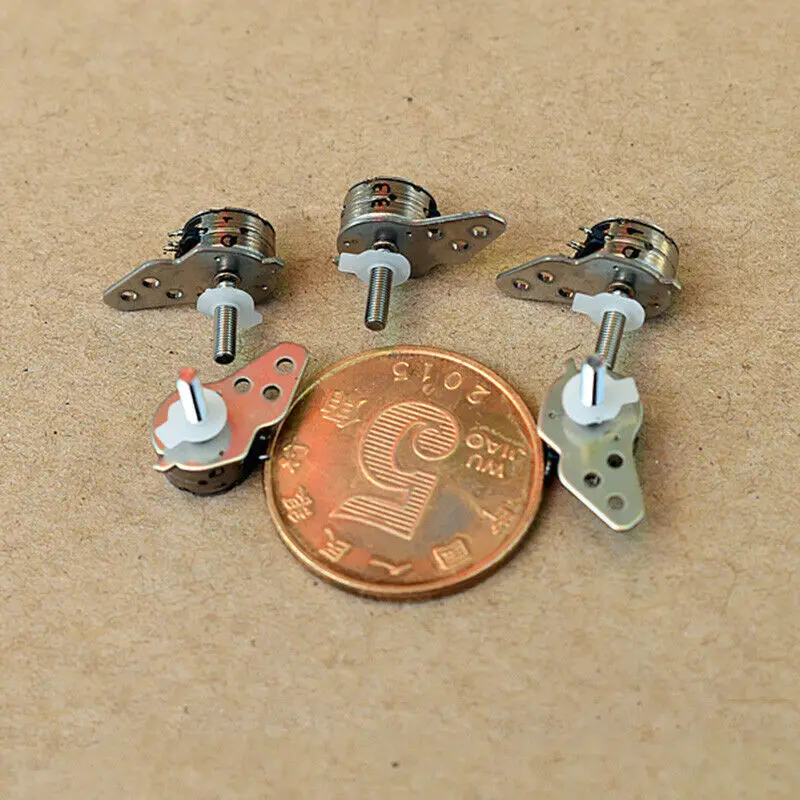 5pcs Mini 2-phase 4-wire 7MM Micro Precision Stepper Motor Screw Length 5.5 MM 31 Ohm with Push for Block Camera Focusing | Обустройство