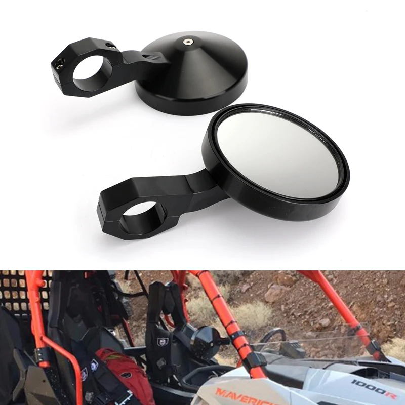 Areyourshop для Yamaha rhino 450 660 700 YXZ1000R для Polaris RZR S 570 800 UTV/ATV 1,7" бар 4,7" круглые боковые зеркала заднего вида