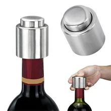 Hoomall 1 шт. вакуумная пробка для бутылки вина из нержавеющей стали Герметичный ограничитель потока жидкости для хранения