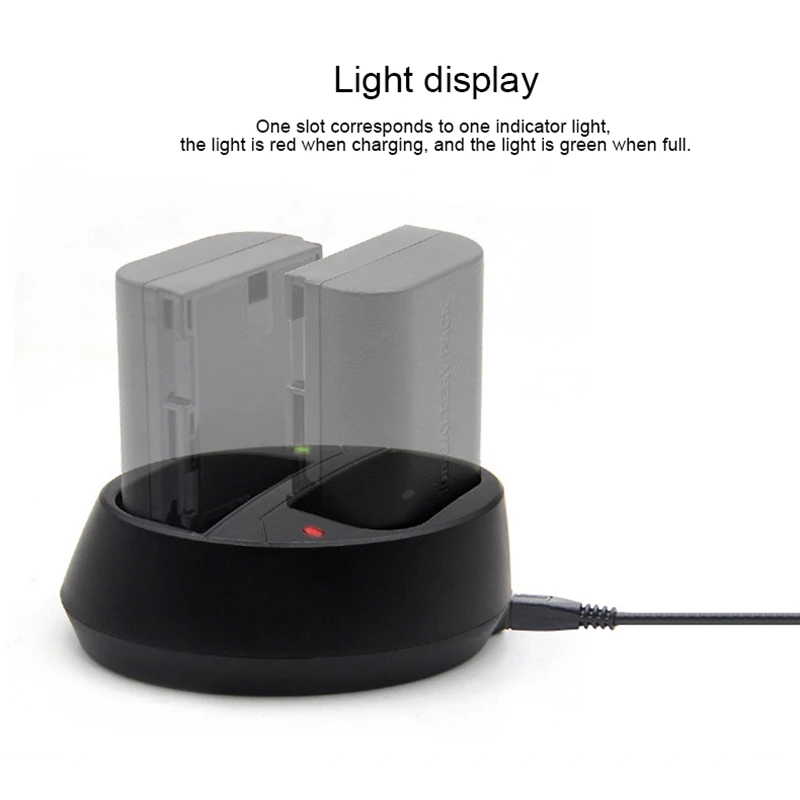 Зарядное устройство с двумя usb-портами для Lp-E6 Lp E6 Lpe6, Аккумулятор для камеры Canon 5D Mark Ii Iii 7D 60D Eos 6D 70D 80D